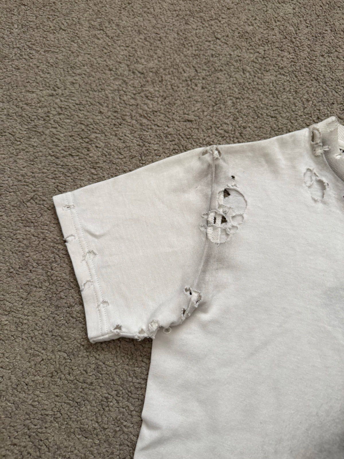 SS02 Number (N)ine "Modern Age" Destroyed Distressed T Shirt