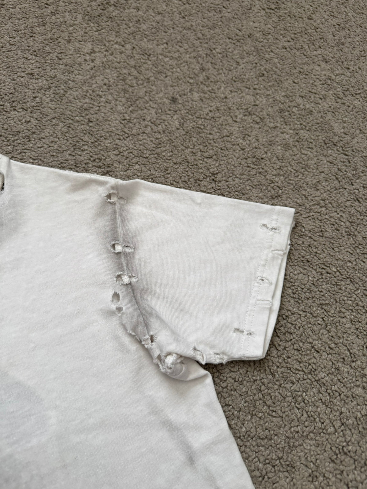 SS02 Number (N)ine "Modern Age" Destroyed Distressed T Shirt