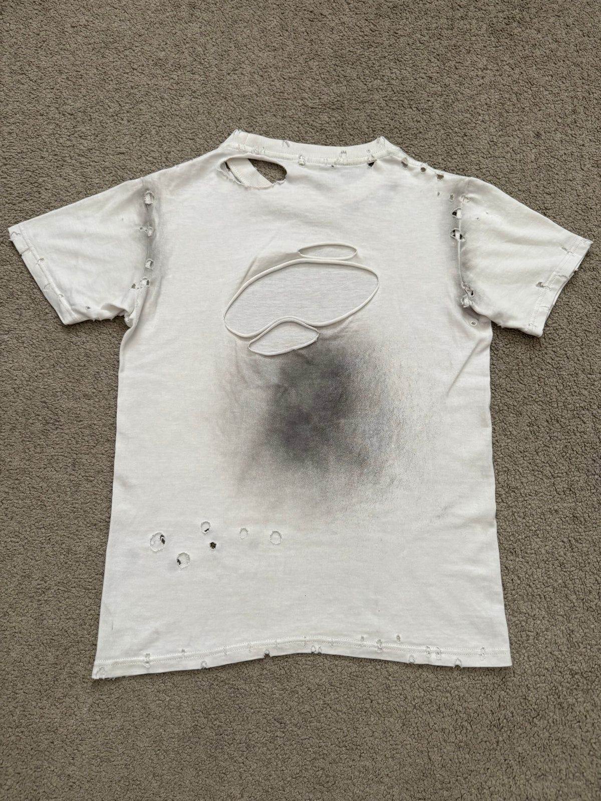 SS02 Number (N)ine "Modern Age" Destroyed Distressed T Shirt