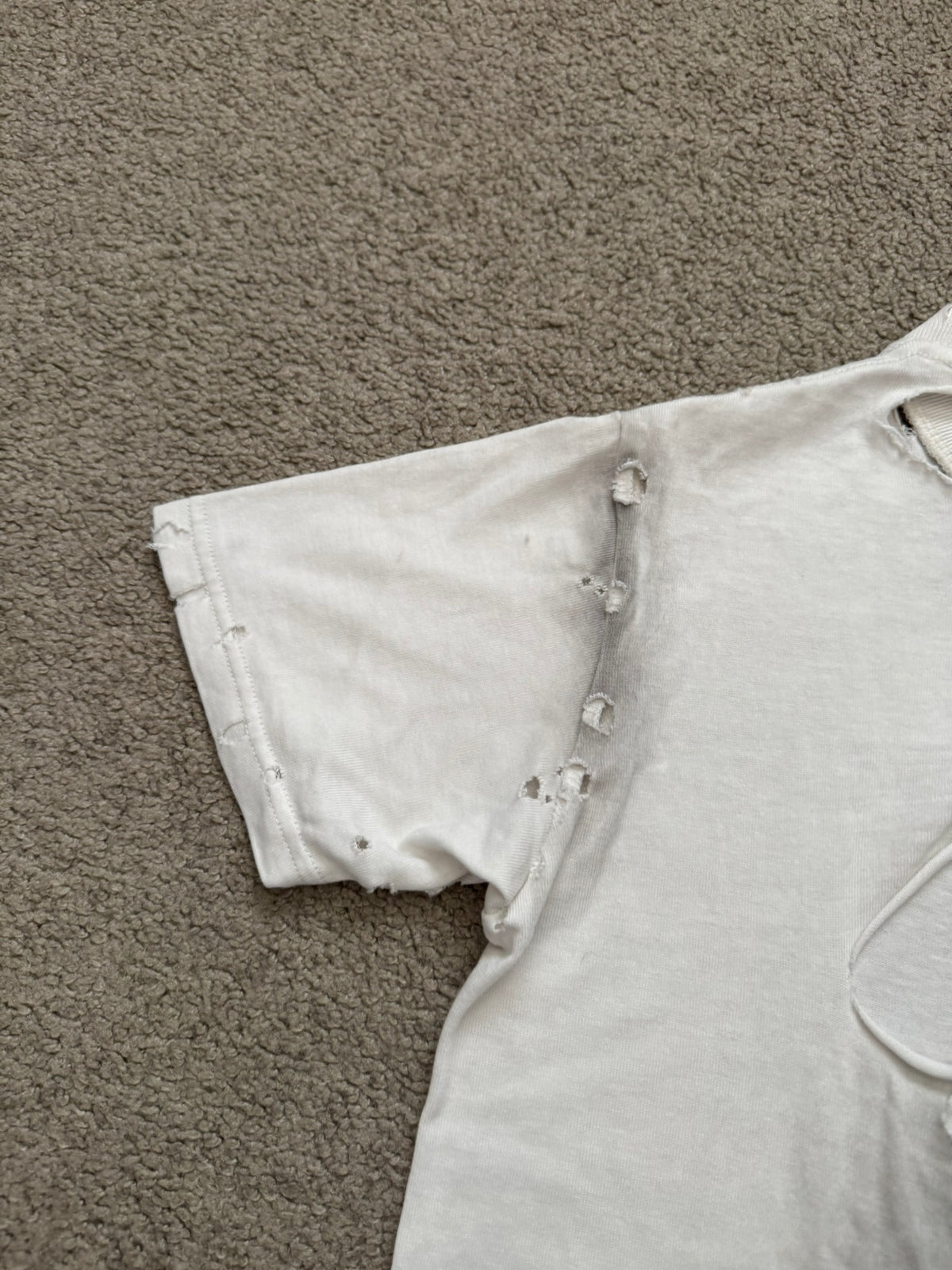 SS02 Number (N)ine "Modern Age" Destroyed Distressed T Shirt