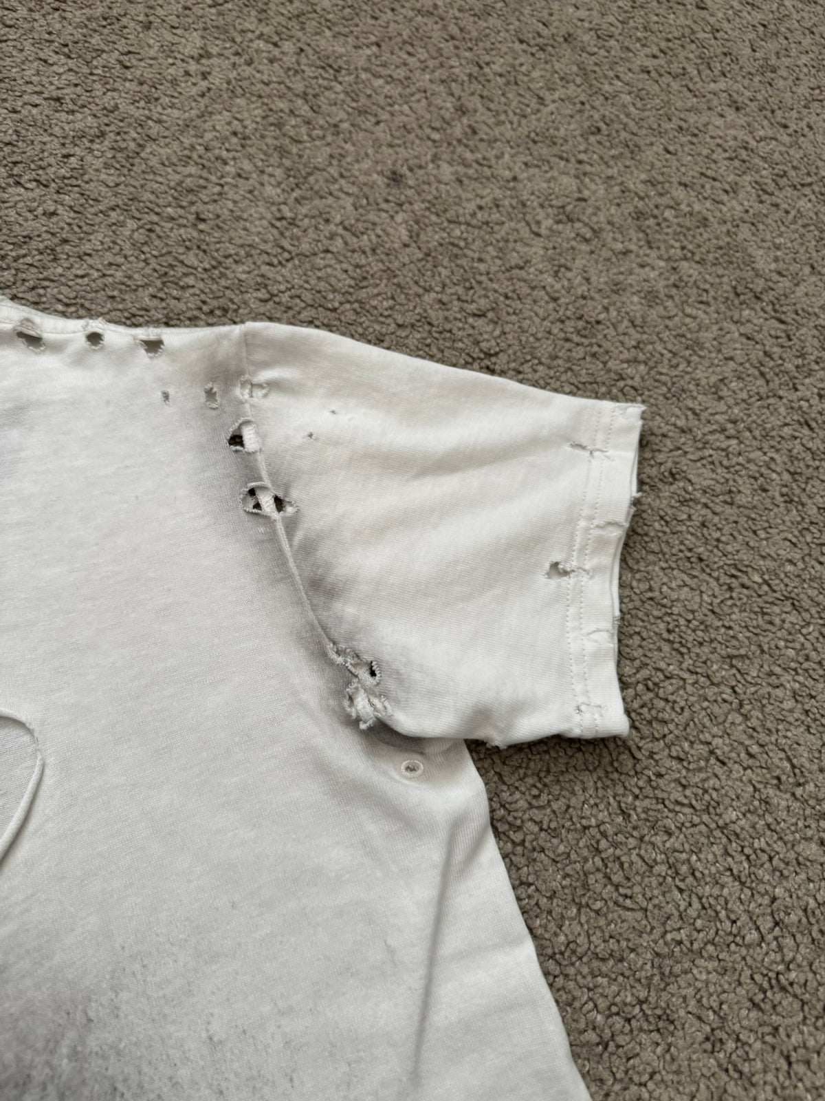 SS02 Number (N)ine "Modern Age" Destroyed Distressed T Shirt
