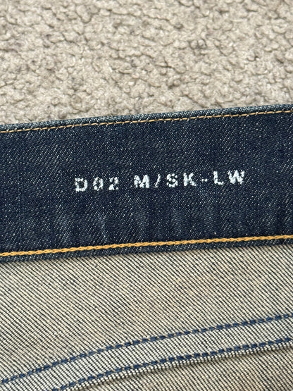 FW13 Saint Laurent by Hedi Slimane Dirty Blue D02 Denim Jeans