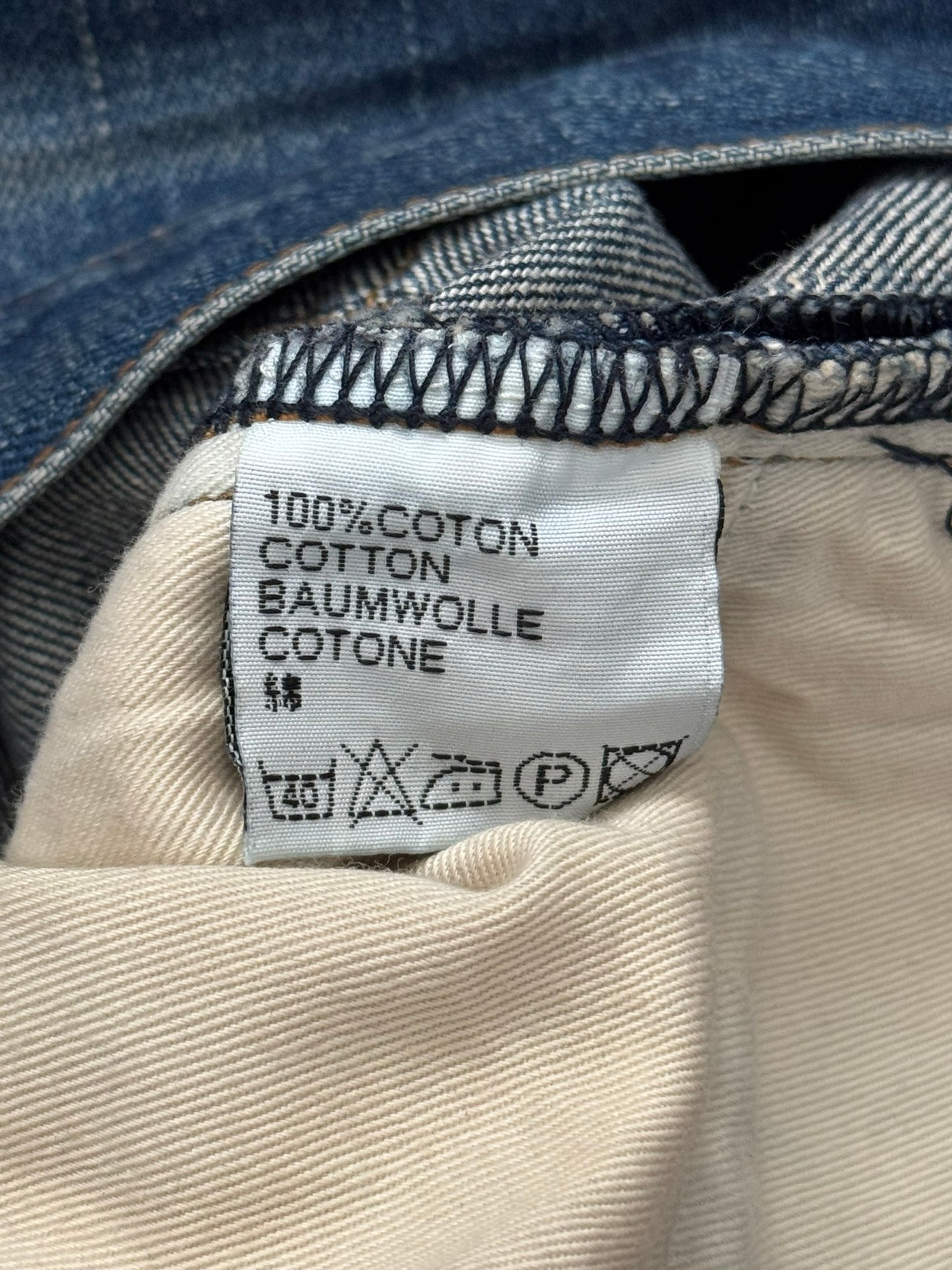 Dior Homme by Hedi Slimane MIJ Clawmark Blue Washed Denim Jeans