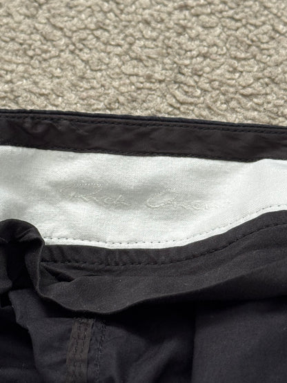 SS15 Rick Owens Mainline "Faun" Black Memphis Cargo Pods Shorts