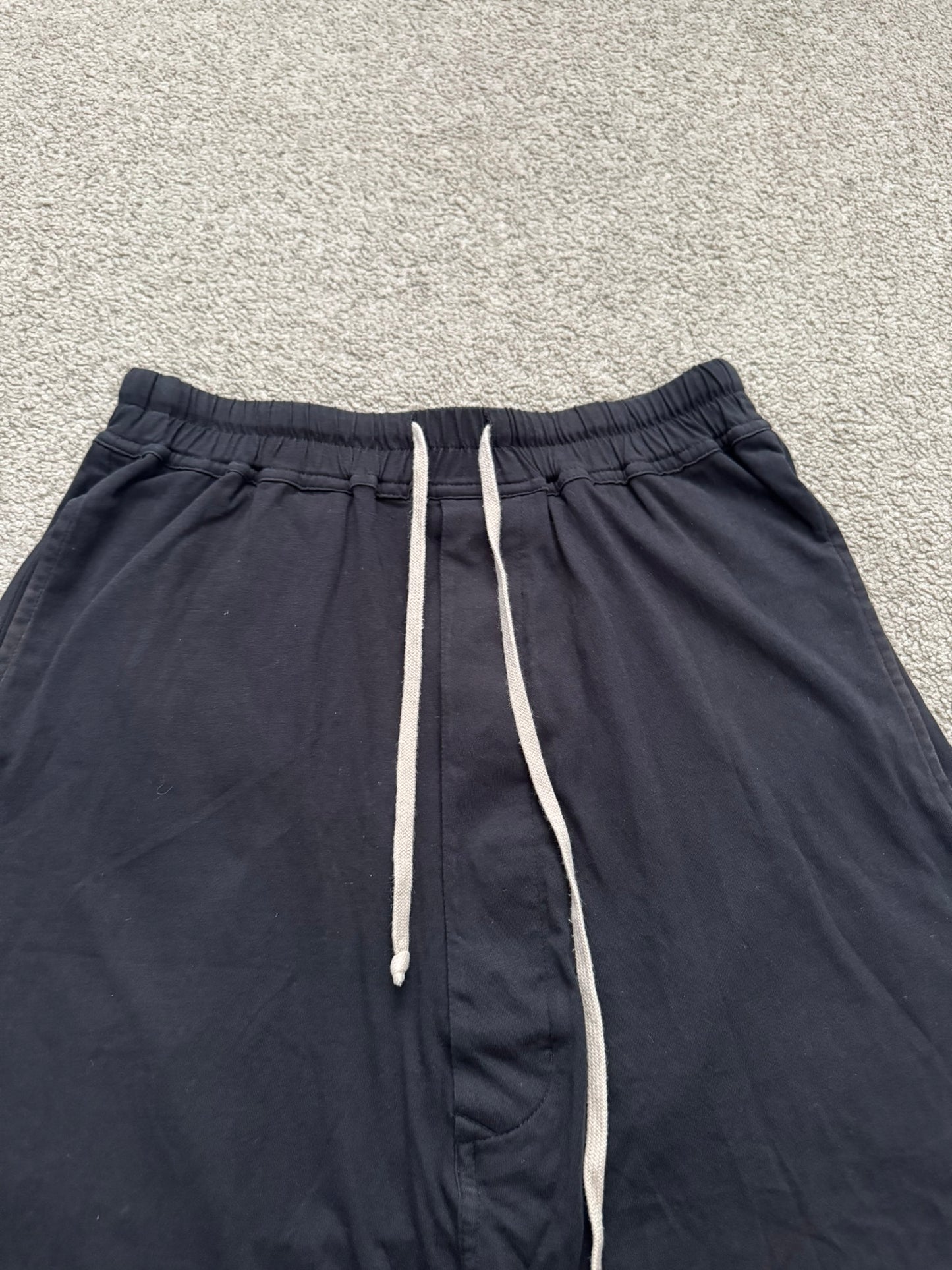SS17 Rick Owens DRKSHDW "Gym Logo" Cotton Pods Shorts