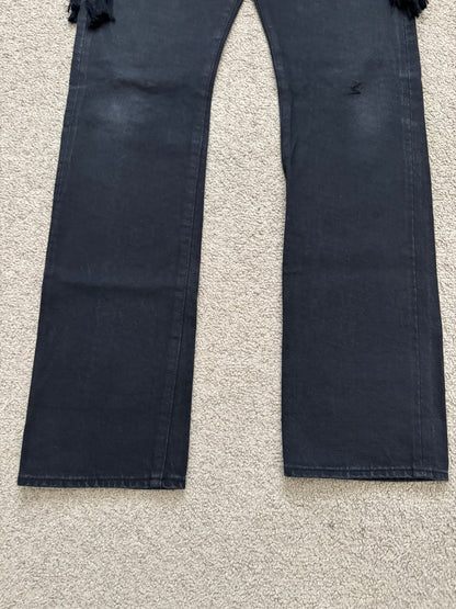 SS08 Undercover Fringe Tassel Lightning Bolt Denim Jeans