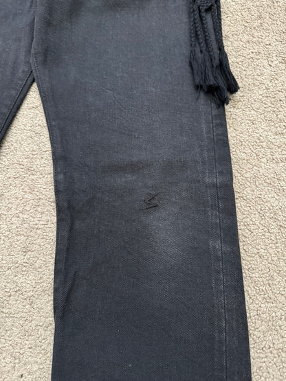 SS08 Undercover Fringe Tassel Lightning Bolt Denim Jeans