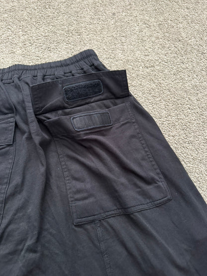 SS17 Rick Owens DRKSHDW "Gym Logo" Cotton Pods Shorts