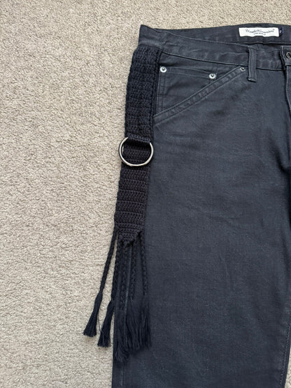 SS08 Undercover Fringe Tassel Lightning Bolt Denim Jeans