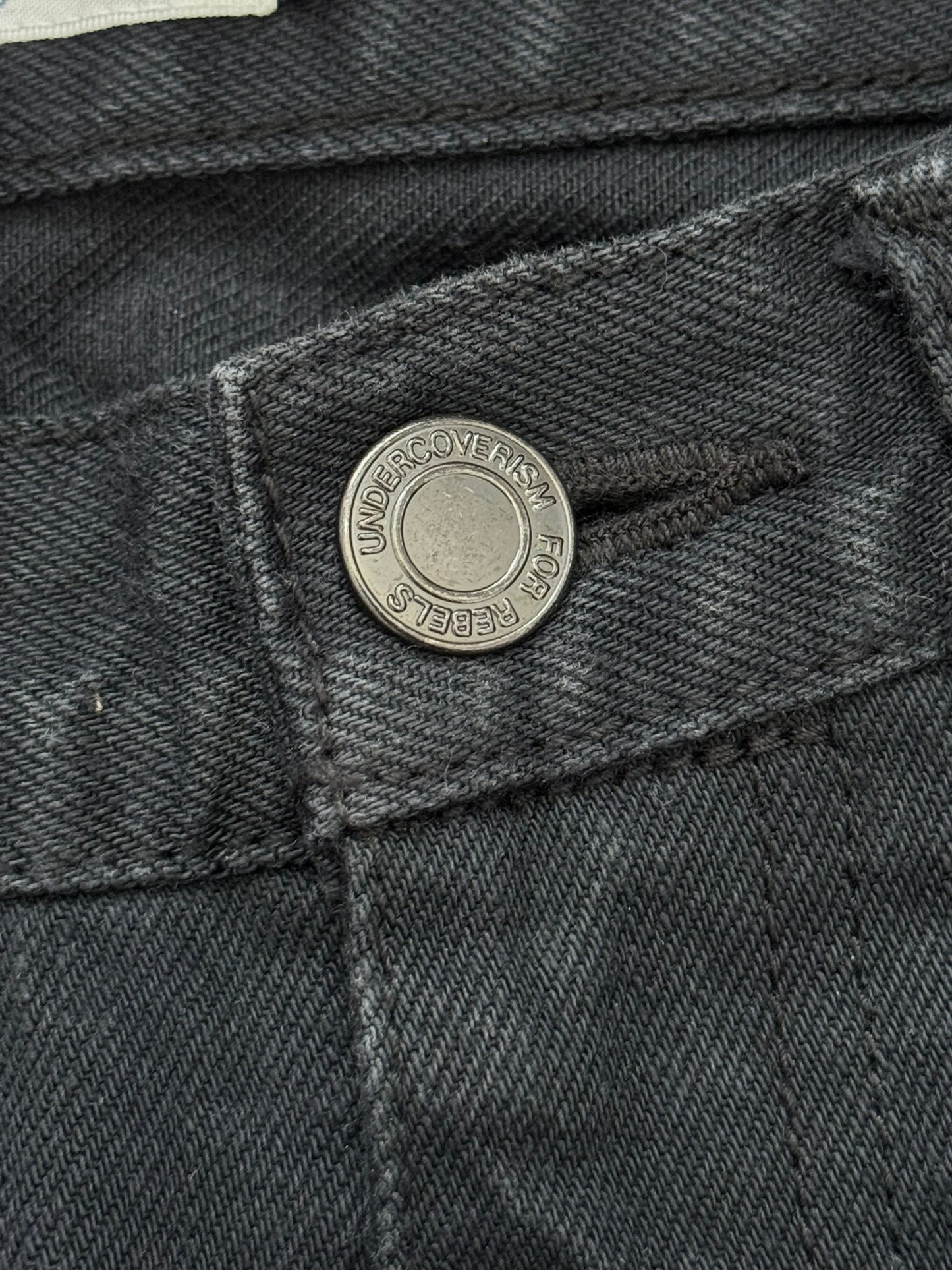 SS08 Undercover Fringe Tassel Lightning Bolt Denim Jeans