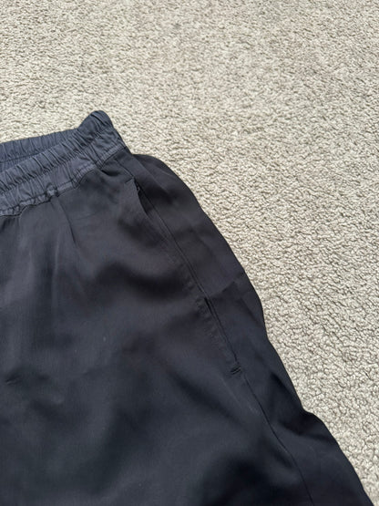 SS16 Rick Owens Mainline "Cyclops" Black Viscose Pods Shorts
