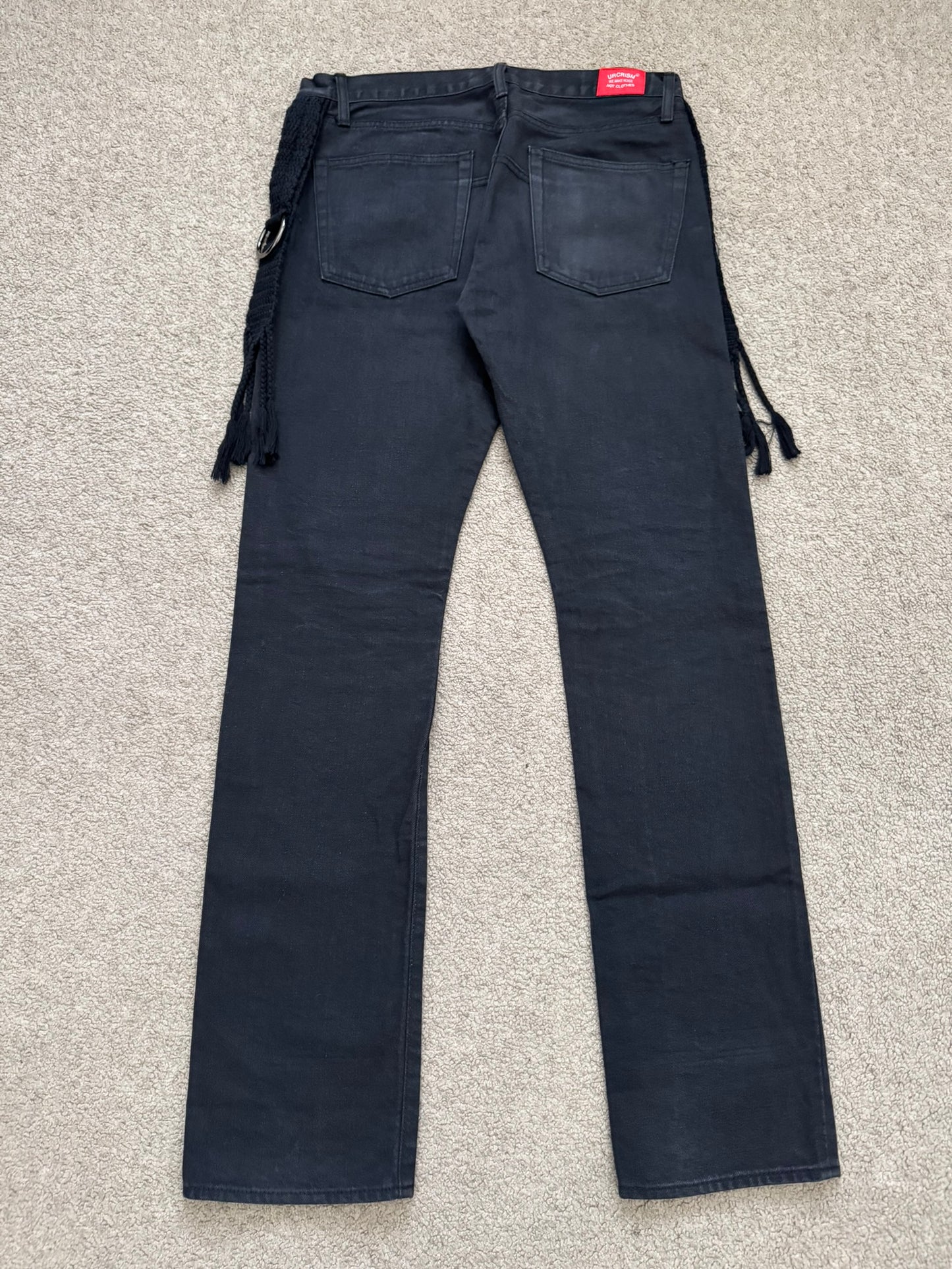 SS08 Undercover Fringe Tassel Lightning Bolt Denim Jeans