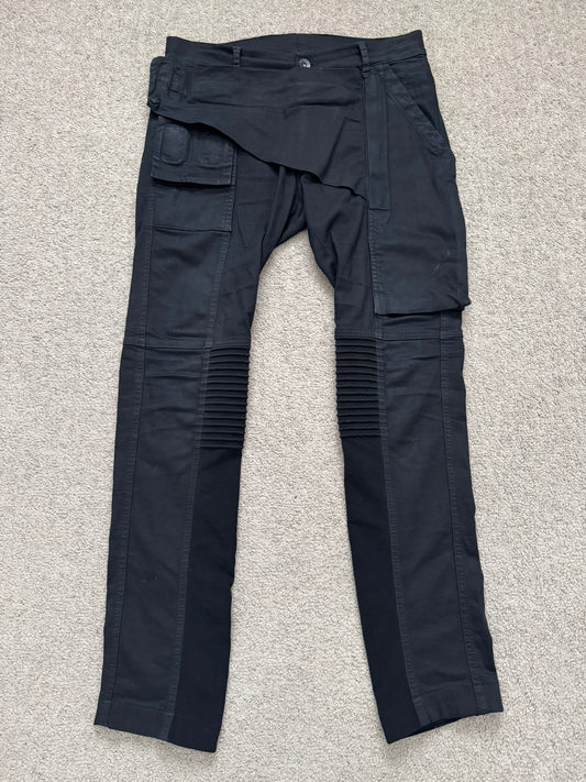 FW14 Rick Owens DRKSHDW Black Memphis Biker Denim Jeans