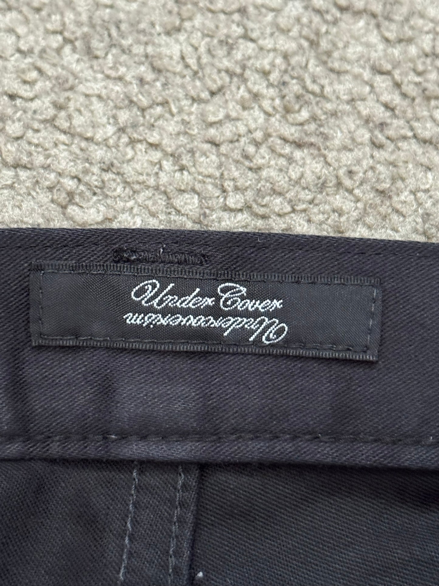 SS11 Undercover "Underman" Lightning Bolt Black Denim Jeans