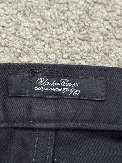 SS11 Undercover "Underman" Lightning Bolt Black Denim Jeans