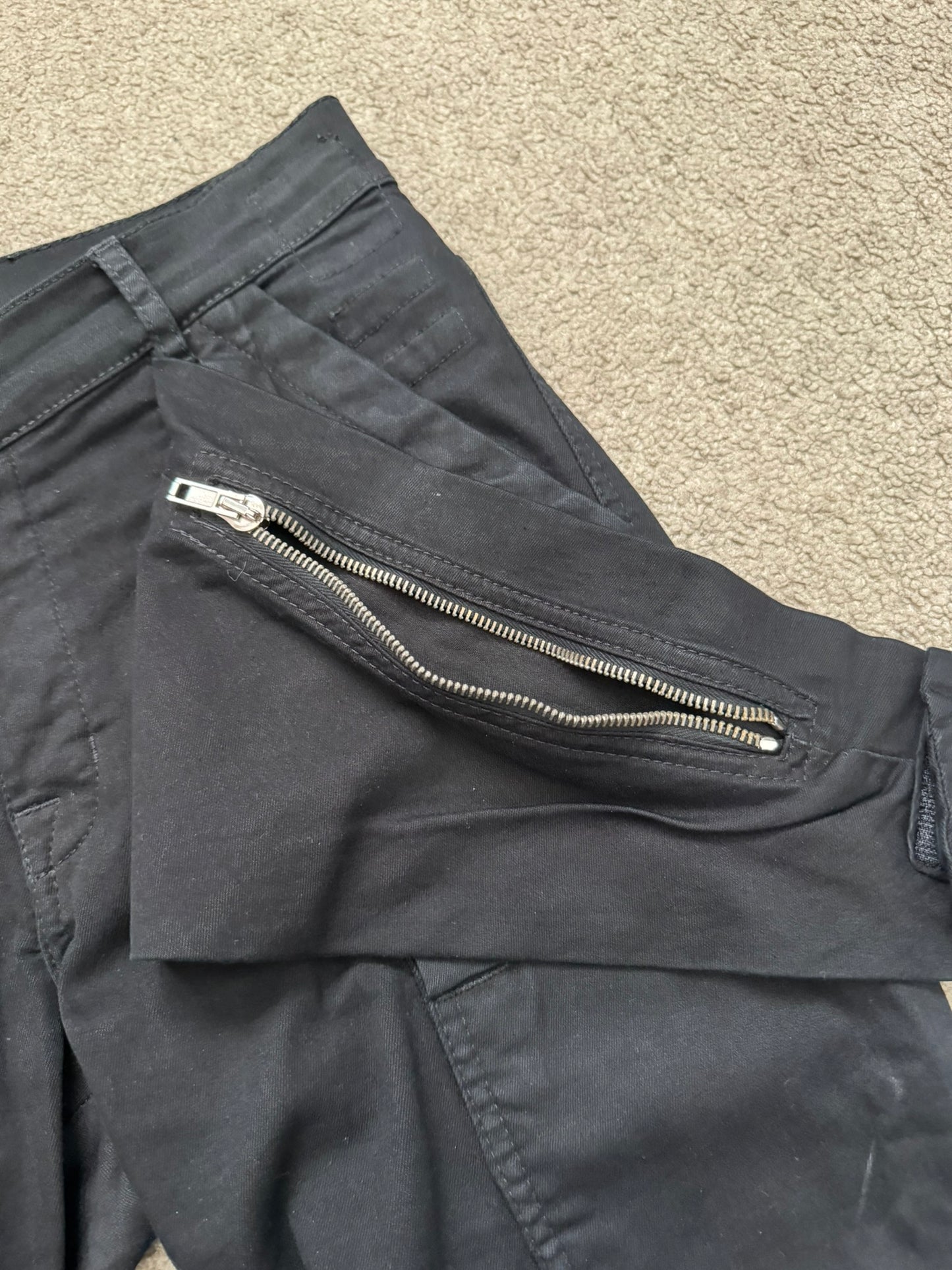 FW14 Rick Owens DRKSHDW Black Memphis Biker Denim Jeans