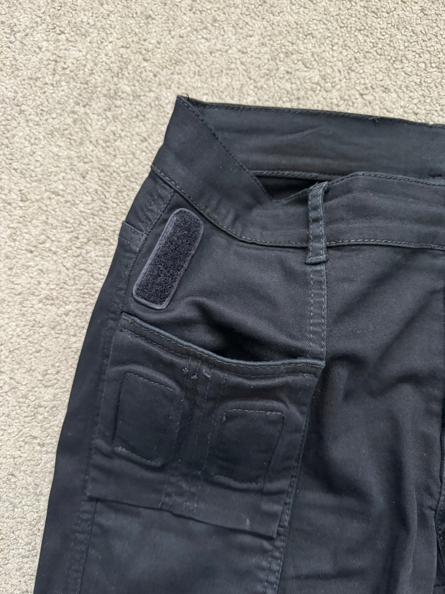 FW14 Rick Owens DRKSHDW Black Memphis Biker Denim Jeans
