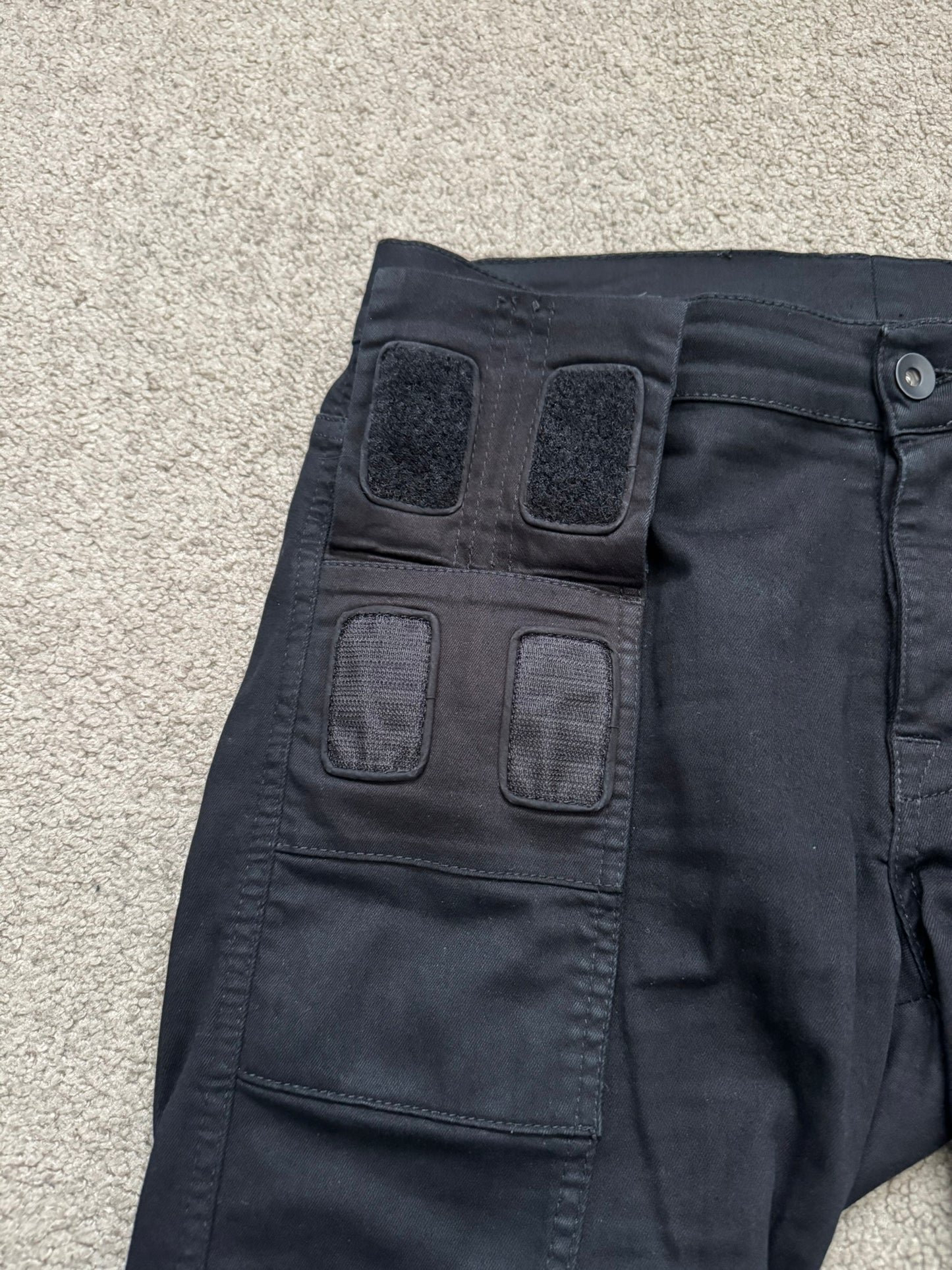 FW14 Rick Owens DRKSHDW Black Memphis Biker Denim Jeans