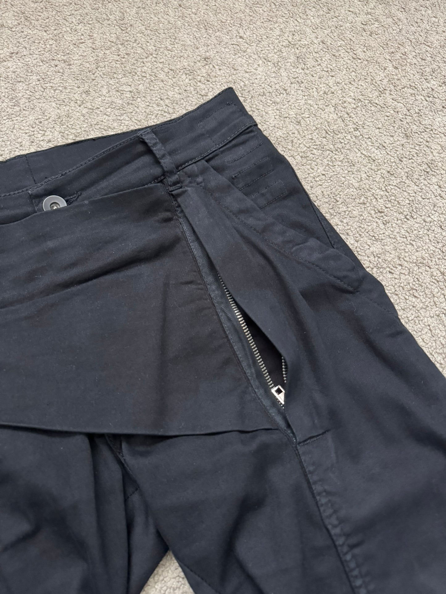 FW14 Rick Owens DRKSHDW Black Memphis Biker Denim Jeans