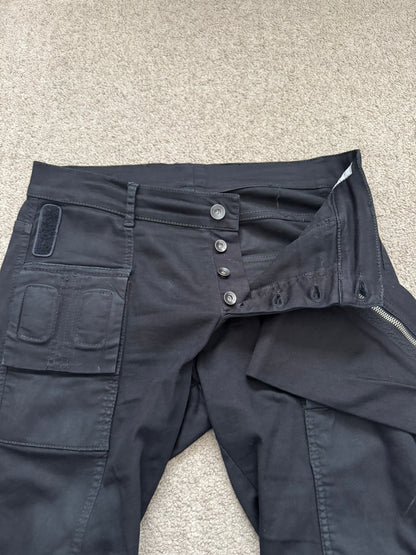 FW14 Rick Owens DRKSHDW Black Memphis Biker Denim Jeans
