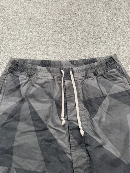 SS13 Rick Owens DRKSHDW "Island" Geo Camo Pods Shorts