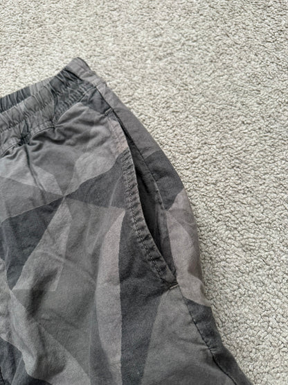 SS13 Rick Owens DRKSHDW "Island" Geo Camo Pods Shorts