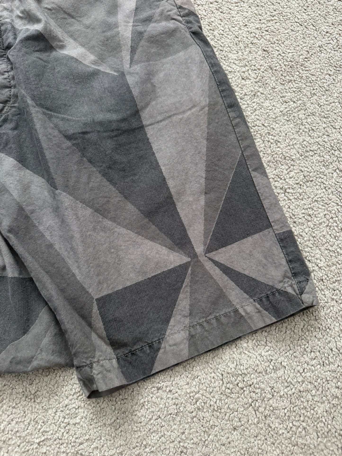SS13 Rick Owens DRKSHDW "Island" Geo Camo Pods Shorts