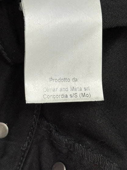 FW14 Rick Owens DRKSHDW Black Memphis Biker Denim Jeans