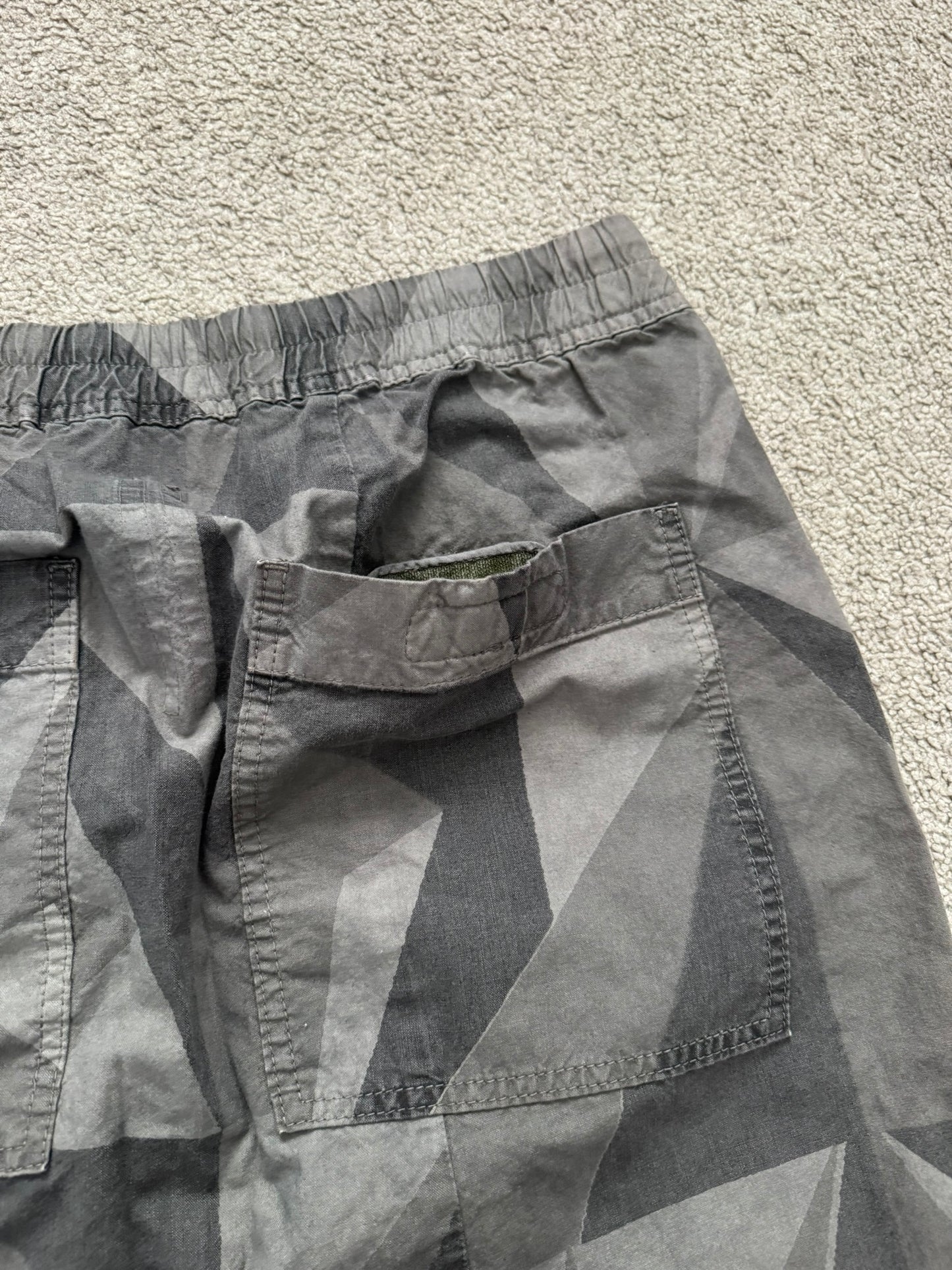 SS13 Rick Owens DRKSHDW "Island" Geo Camo Pods Shorts