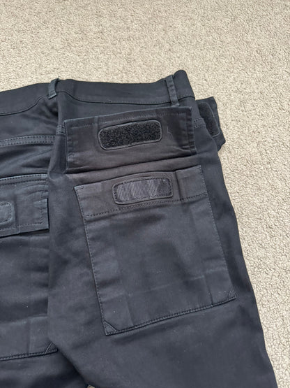 FW14 Rick Owens DRKSHDW Black Memphis Biker Denim Jeans