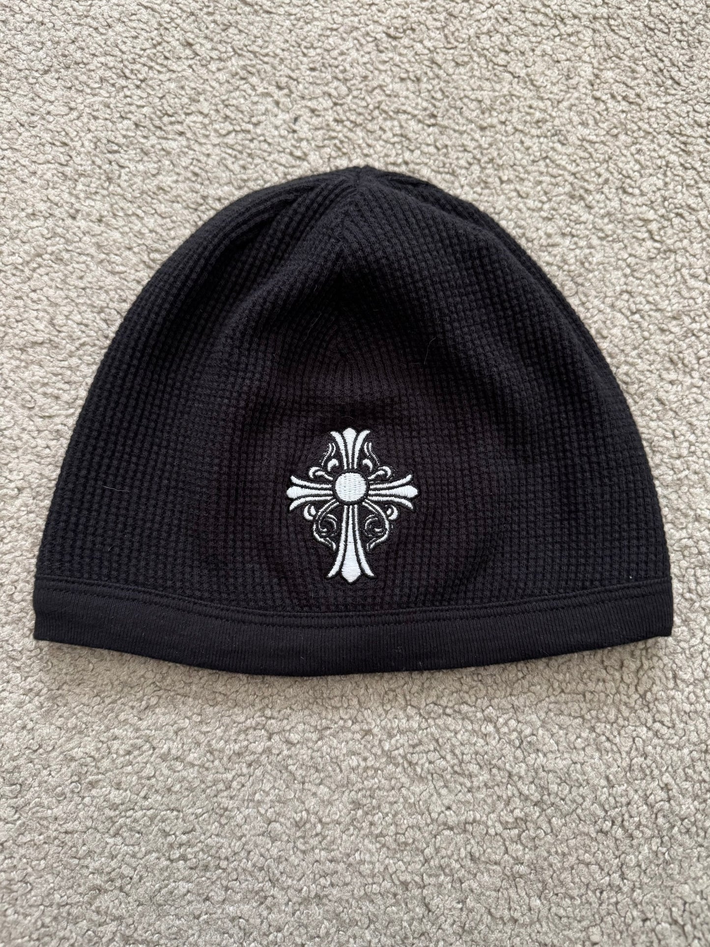 Chrome Hearts Vine Cross Logo Thermal Beanie