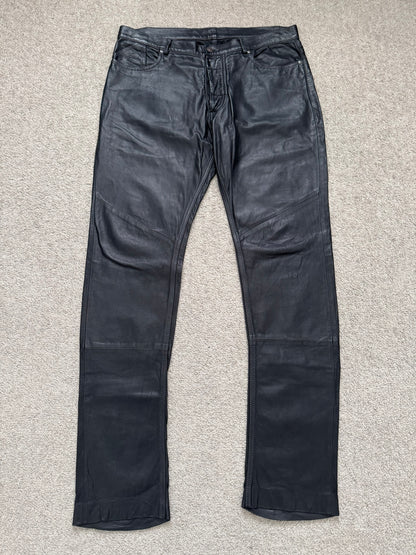 FW14 Maison Margiela Slim Lambskin Leather Jeans