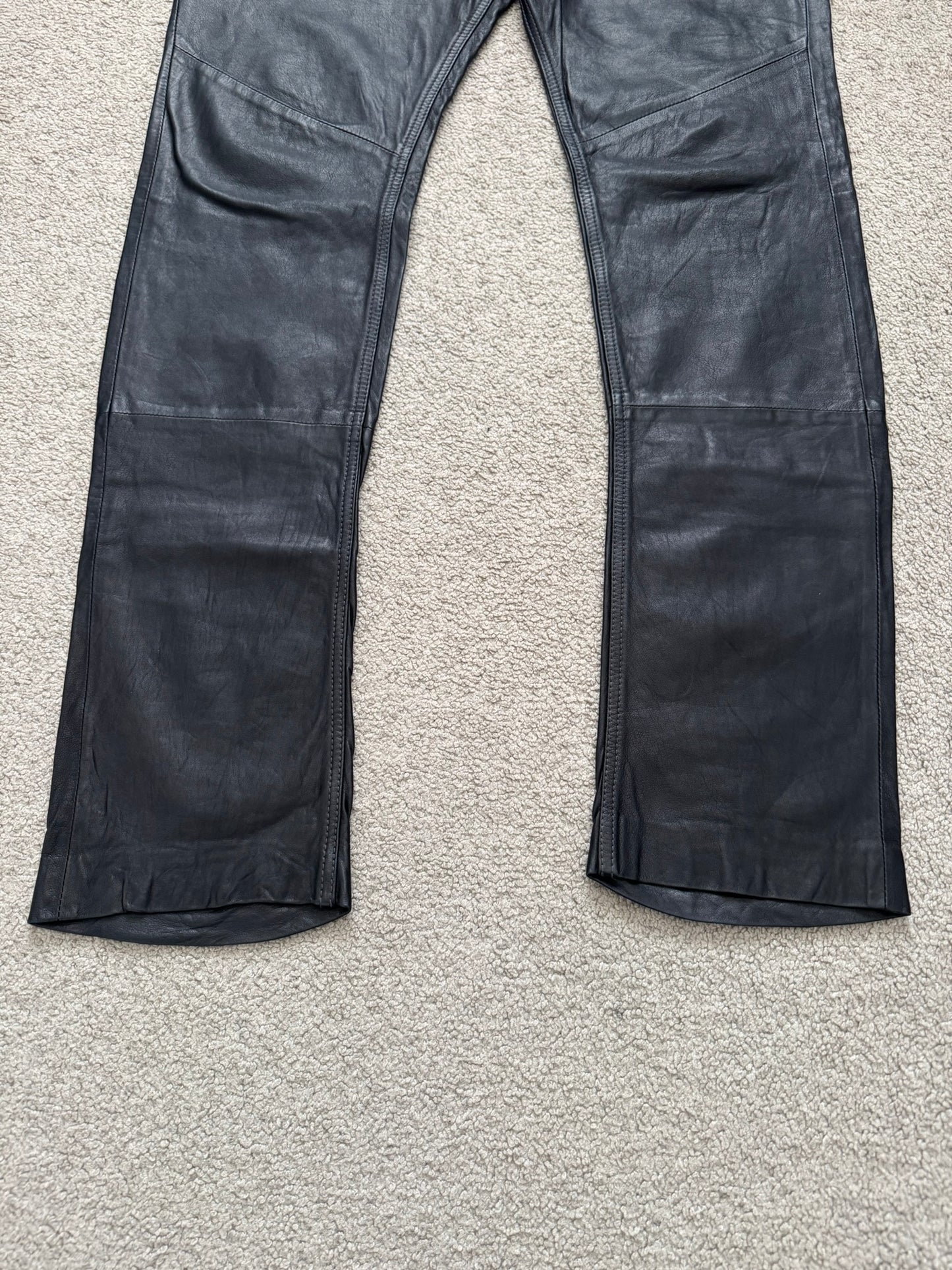 FW14 Maison Margiela Slim Lambskin Leather Jeans