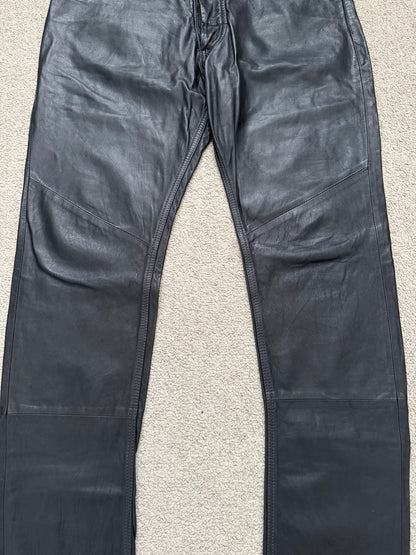 FW14 Maison Margiela Slim Lambskin Leather Jeans