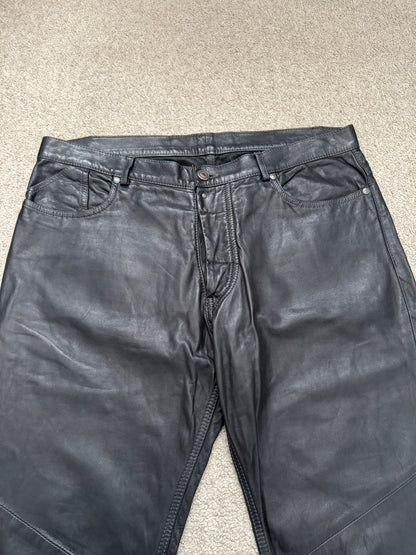 FW14 Maison Margiela Slim Lambskin Leather Jeans