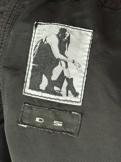 SS16 Rick Owens DRKSHDW Black Nylon Memphis Cargo Pods Shorts