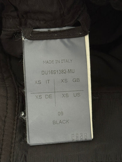 SS16 Rick Owens DRKSHDW Black Nylon Memphis Cargo Pods Shorts