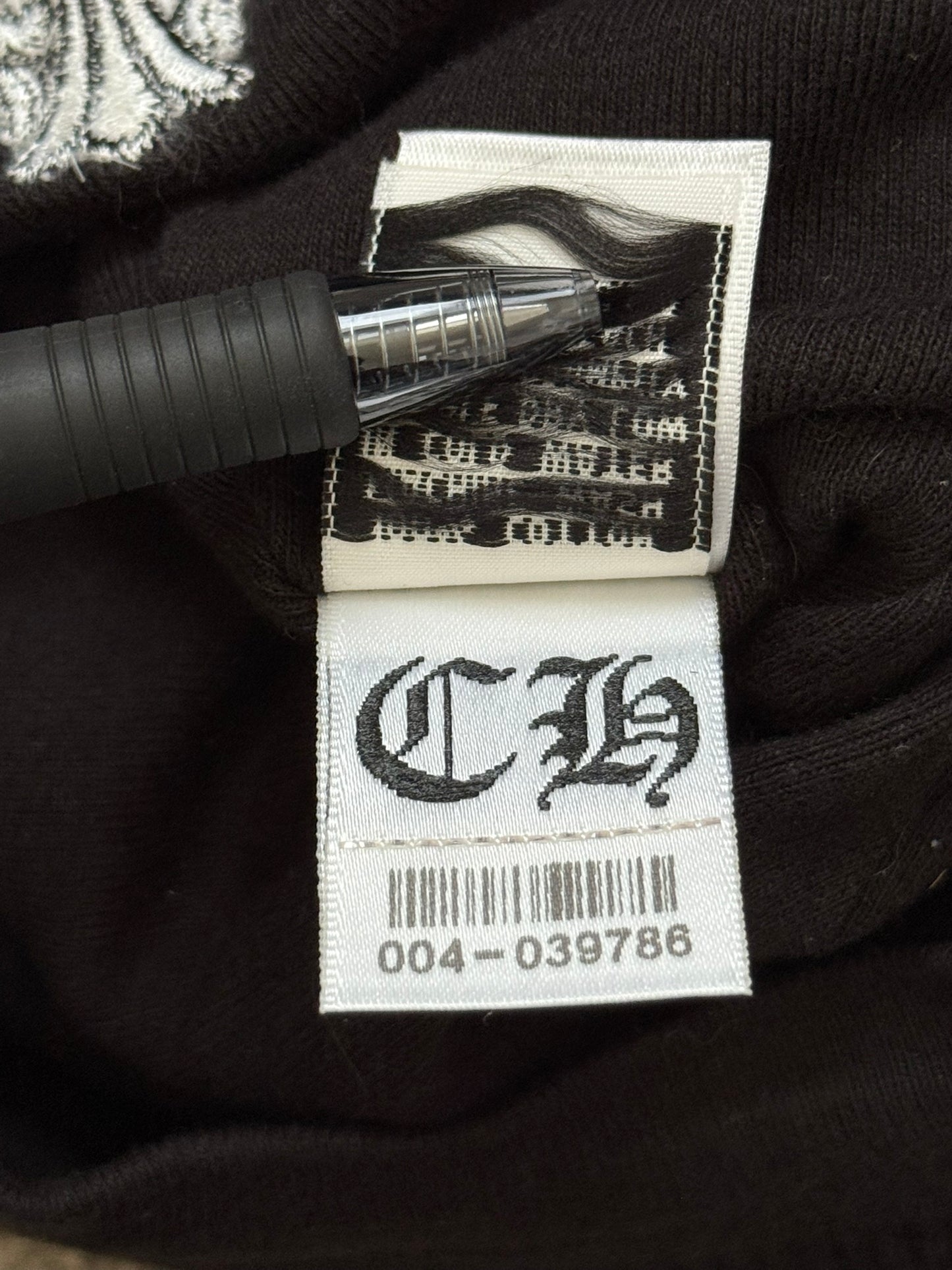 Chrome Hearts Vine Cross Logo Thermal Beanie