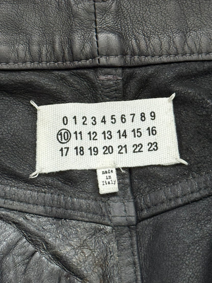 FW14 Maison Margiela Slim Lambskin Leather Jeans
