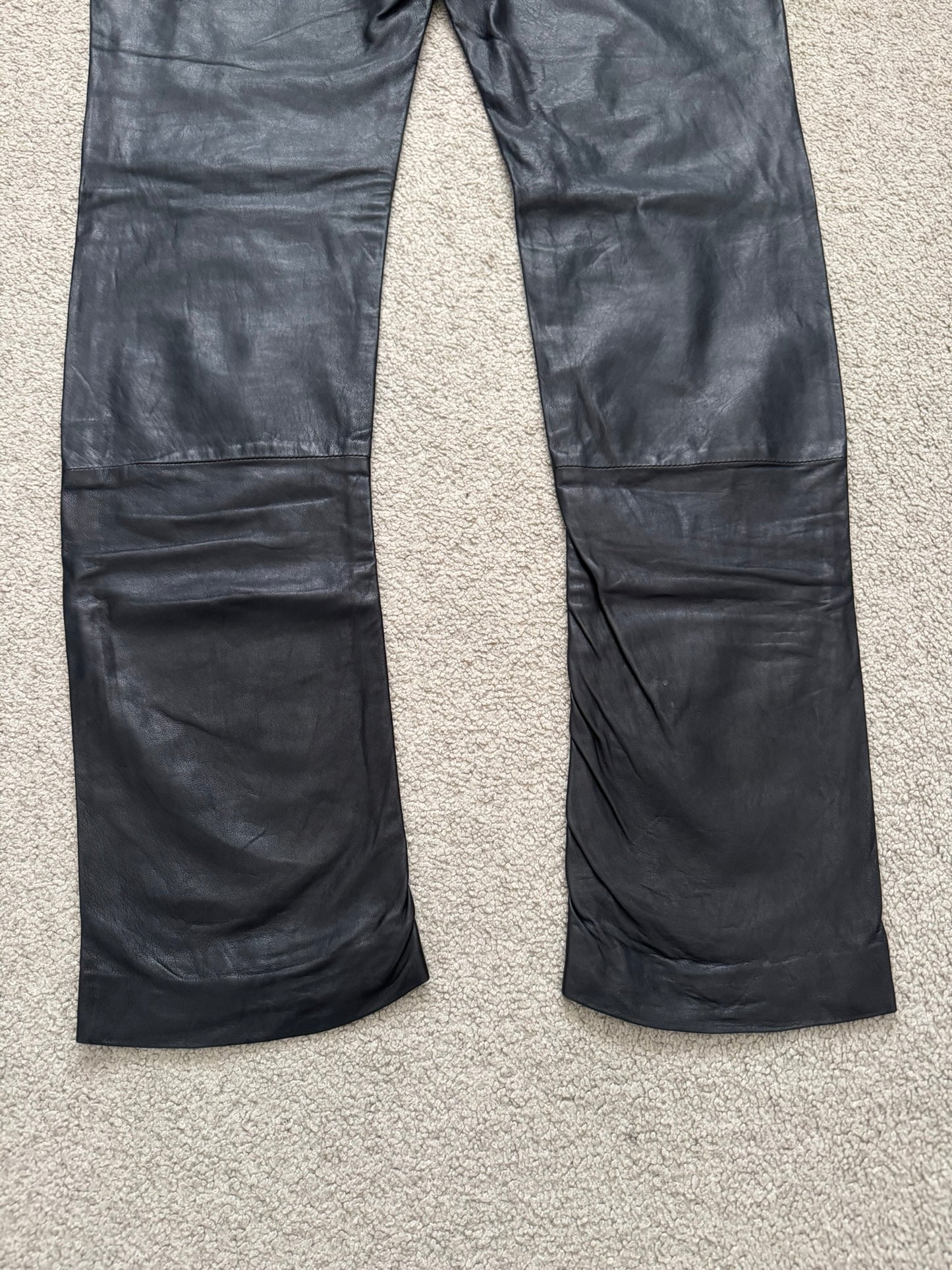 FW14 Maison Margiela Slim Lambskin Leather Jeans