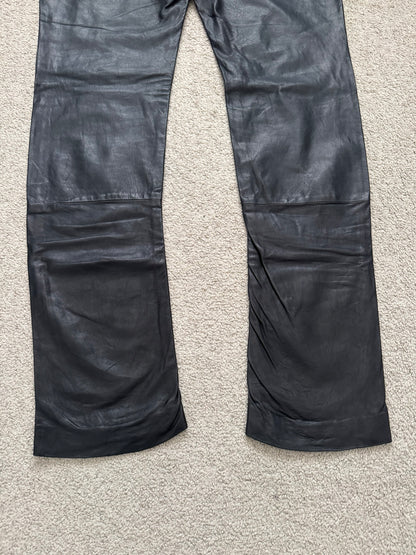 FW14 Maison Margiela Slim Lambskin Leather Jeans