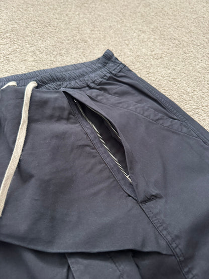 FW15 Rick Owens DRKSHDW Black Memphis Cargo Pods Shorts
