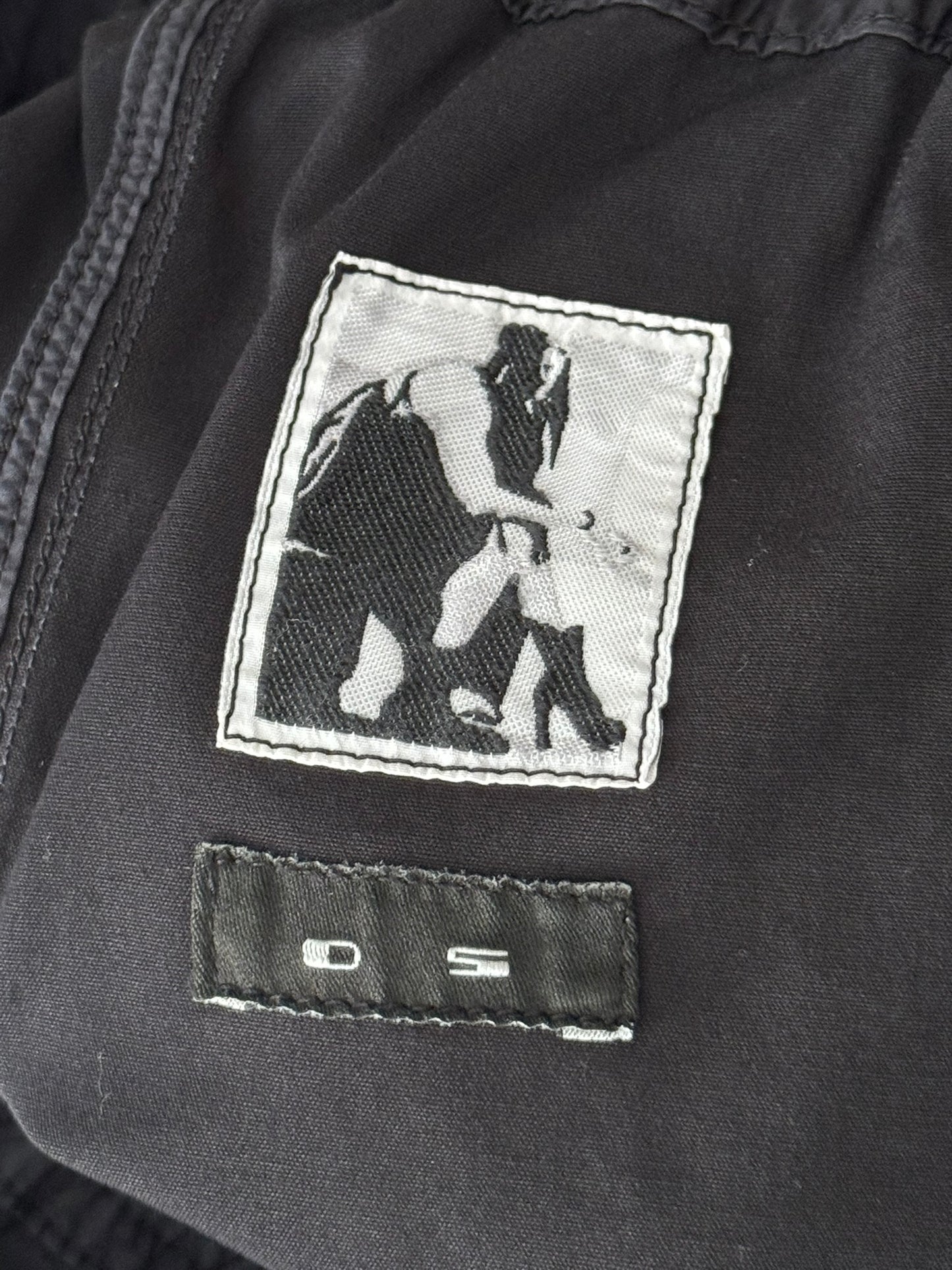 FW15 Rick Owens DRKSHDW Black Memphis Cargo Pods Shorts