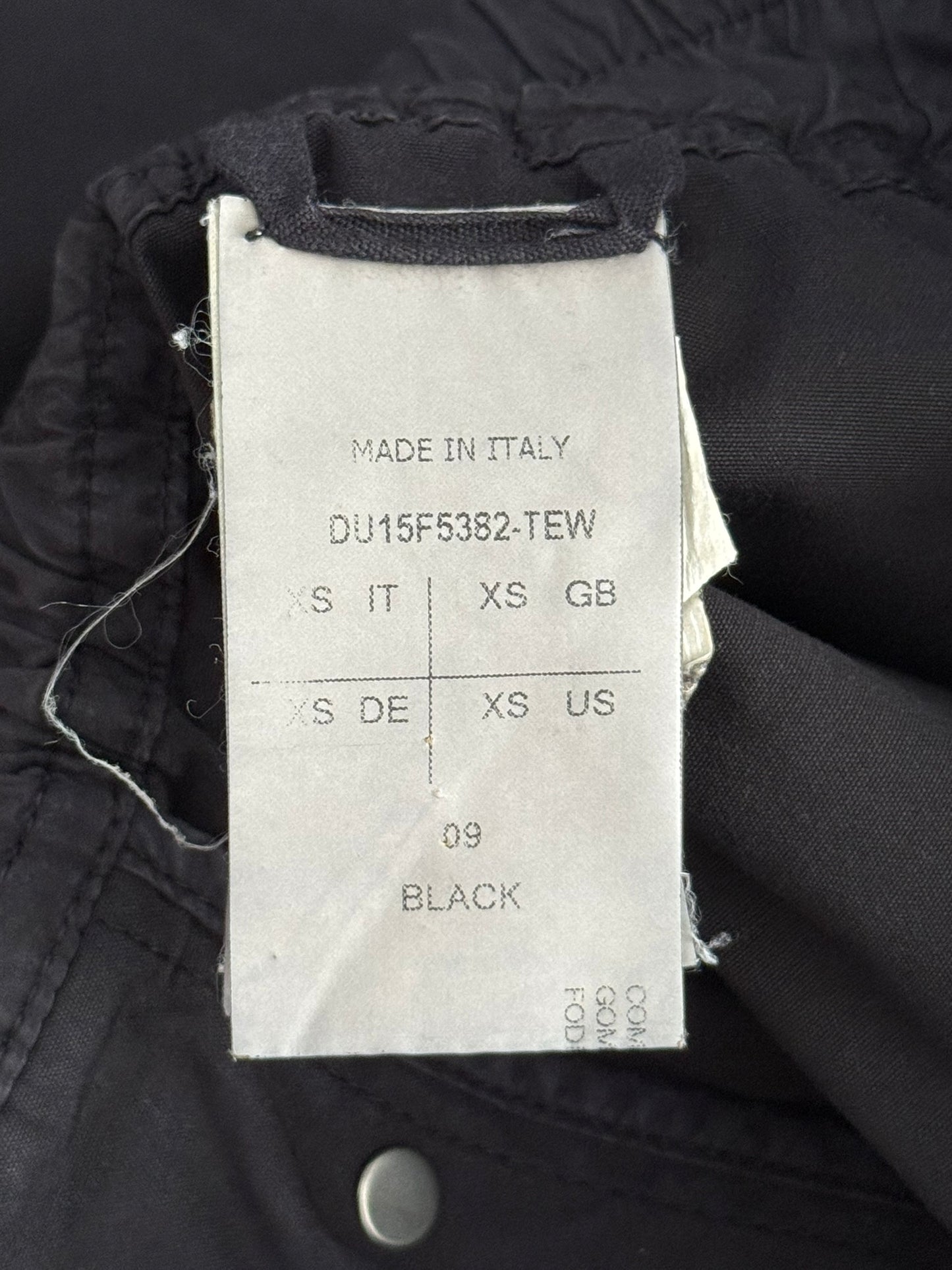 FW15 Rick Owens DRKSHDW Black Memphis Cargo Pods Shorts