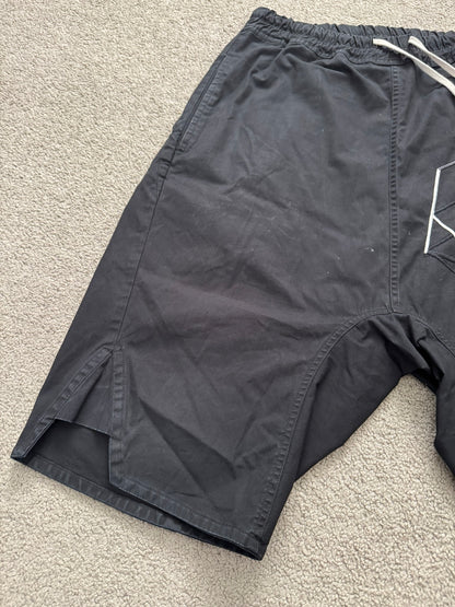 SS19 Rick Owens Mainline Geometric Basket Swinger Shorts