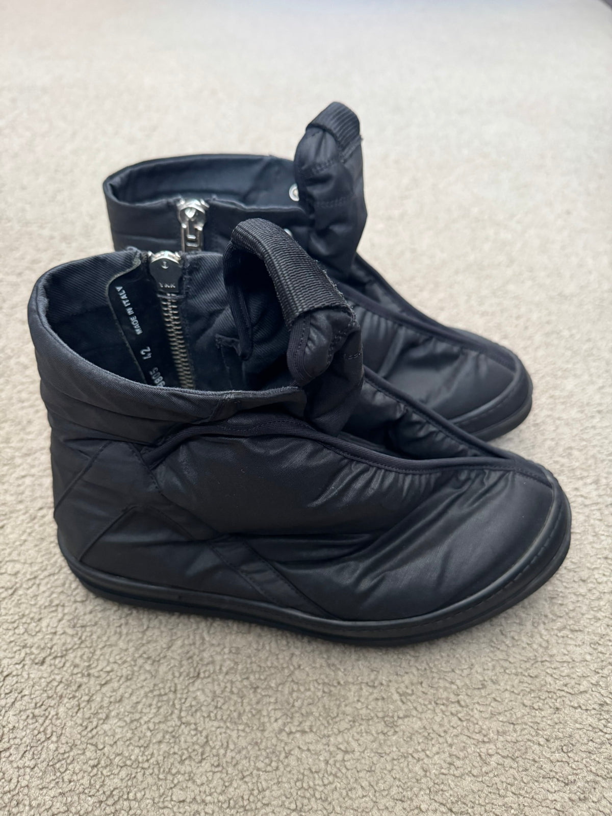 SS15 Rick Owens DRKSHDW "Faun" Black Hoof Dunks Sneakers