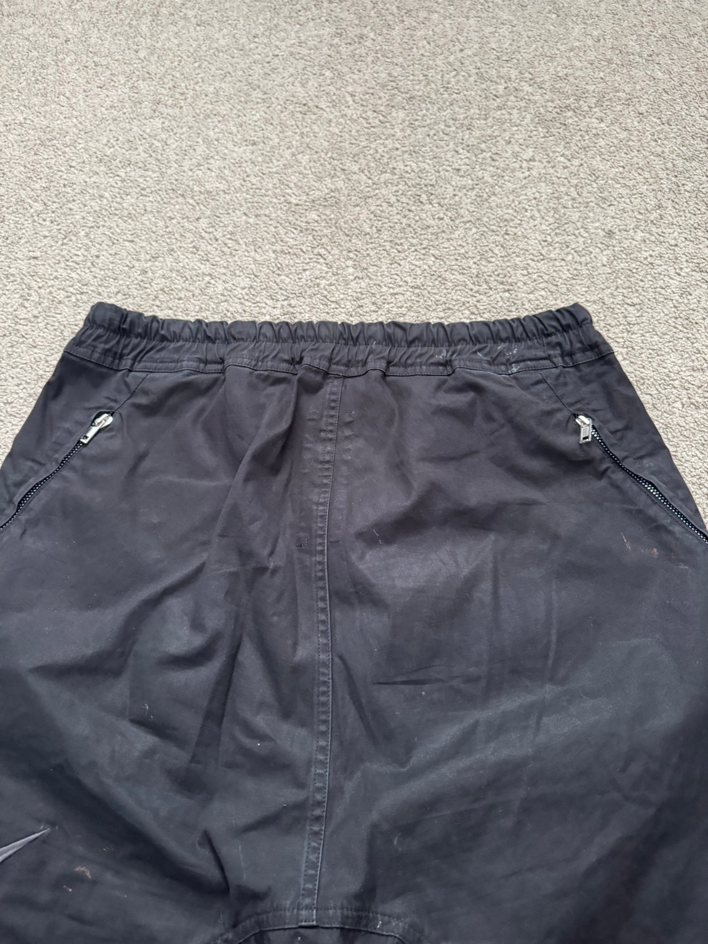 SS19 Rick Owens Mainline Geometric Basket Swinger Shorts