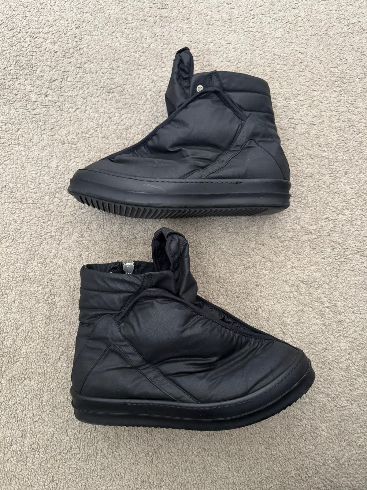 SS15 Rick Owens DRKSHDW "Faun" Black Hoof Dunks Sneakers