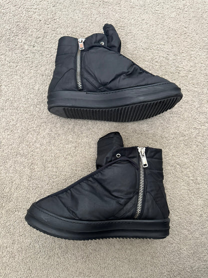 SS15 Rick Owens DRKSHDW "Faun" Black Hoof Dunks Sneakers