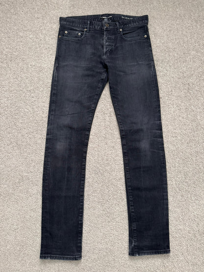SS16 Saint Laurent by Hedi Slimane Black D01 Denim Jeans